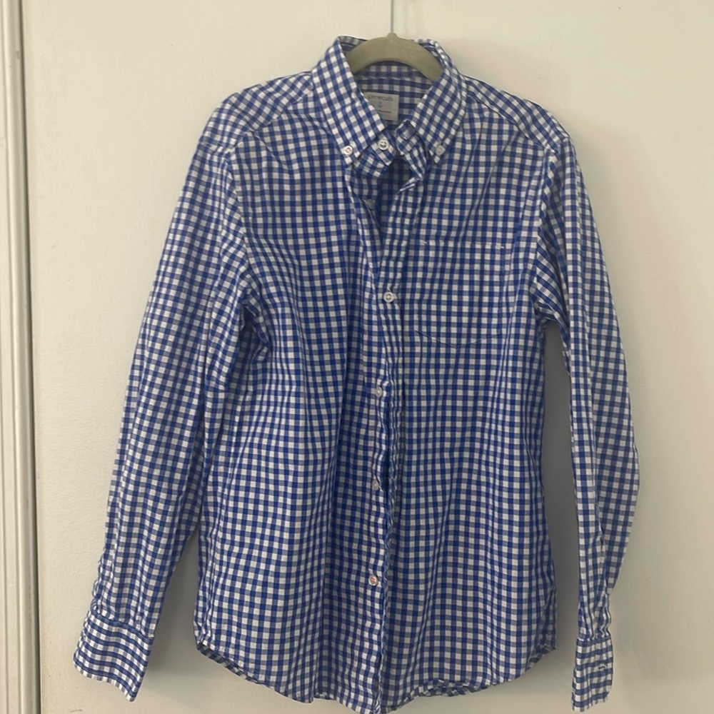 Crewcuts Boys Long Sleeve Button Down Size 12